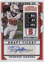 College Ticket Autographs - Trishton Jackson