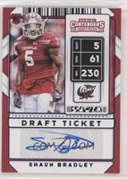 College Ticket Autographs - Shaun Bradley