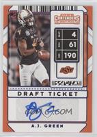 College Ticket Autographs - A.J. Green