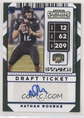 2020 Panini Contenders Draft Picks - [Base] - Draft Ticket Blue Foil #252 - College Ticket Autographs - Nathan Rourke