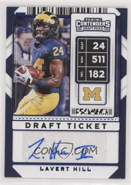 2020 Panini Contenders Draft Picks - [Base] - Draft Ticket Blue Foil #253 - College Ticket Autographs - Lavert Hill