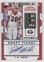 College Ticket Autographs - J.R. Reed [EX to NM]
