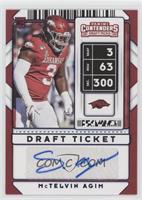 College Ticket Autographs - McTelvin Agim