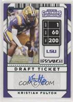 College Ticket Autographs - Kristian Fulton