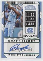 College Ticket Autographs - Jason Strowbridge