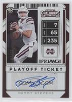 College Ticket Autographs - Tommy Stevens #/18