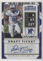 College Ticket Autographs - Patrick Taylor Jr. #/6