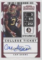 RPS College Ticket Autographs - Cam Akers