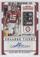 College Ticket Autographs - Xavier McKinney