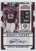 College Ticket Autographs - Justin Madubuike