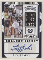 College Ticket Autographs - Tipa Galea'i