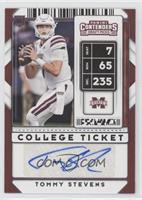 College Ticket Autographs - Tommy Stevens