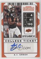 College Ticket Autographs - A.J. Green