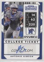 College Ticket Autographs - Antonio Gibson