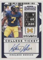 College Ticket Autographs - Khaleke Hudson