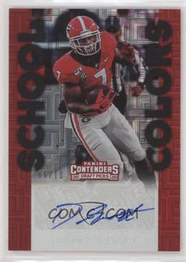 2020 Panini Contenders Draft Picks - School Colors Signatures - Building Blocks #11 - D'Andre Swift /10