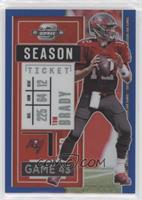 Season Ticket - Tom Brady #/99