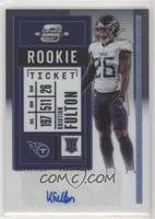 Rookie Ticket Autographs - Kristian Fulton