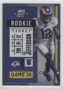 2020 Panini Contenders Optic - [Base] #94 - Rookie Ticket - Van Jefferson