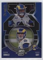 Aaron Donald, Jared Goff #/99