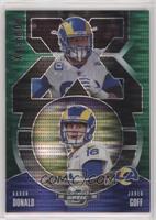 Aaron Donald, Jared Goff #/27