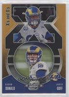 Aaron Donald, Jared Goff #/50