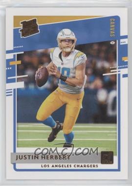 2020 Panini Donruss - [Base] - Canvas #303 - Rated Rookie - Justin Herbert