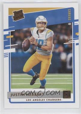 2020 Panini Donruss - [Base] - Canvas #303 - Rated Rookie - Justin Herbert