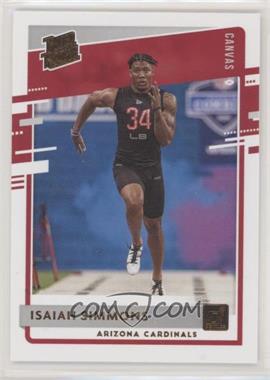 2020 Panini Donruss - [Base] - Canvas #349 - Rated Rookie - Isaiah Simmons