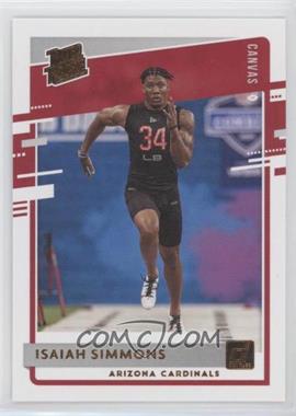 2020 Panini Donruss - [Base] - Canvas #349 - Rated Rookie - Isaiah Simmons