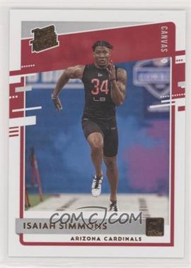 2020 Panini Donruss - [Base] - Canvas #349 - Rated Rookie - Isaiah Simmons