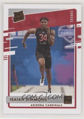 2020 Panini Donruss - [Base] - Canvas #349 - Rated Rookie - Isaiah Simmons