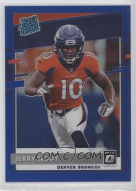2020 Panini Donruss - [Base] - Optic Preview Blue Prizm #P-307 - Rated Rookie - Jerry Jeudy /125