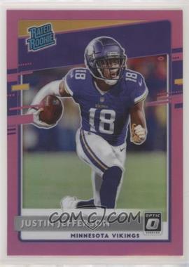 2020 Panini Donruss - [Base] - Optic Preview Pink Prizm #P-313 - Rated Rookie - Justin Jefferson