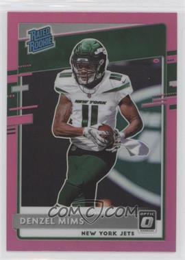 2020 Panini Donruss - [Base] - Optic Preview Pink Prizm #P-323 - Rated Rookie - Denzel Mims