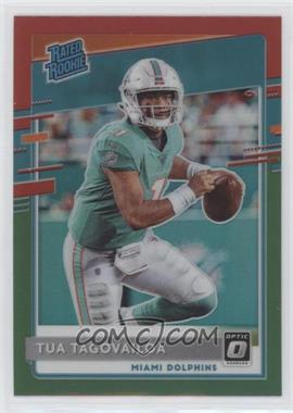 2020 Panini Donruss - [Base] - Optic Preview Red and Green Prizm #P-302 - Rated Rookie - Tua Tagovailoa