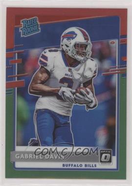 2020 Panini Donruss - [Base] - Optic Preview Red and Green Prizm #P-337 - Rated Rookie - Gabriel Davis