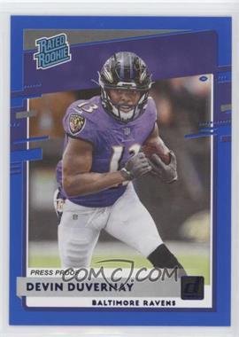 2020 Panini Donruss - [Base] - Press Proof Blue #329 - Rated Rookie - Devin Duvernay