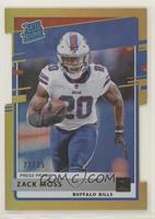 Rated Rookie - Zack Moss #/25