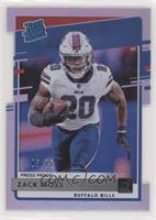 Rated Rookie - Zack Moss #/75