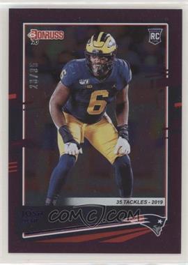 2020 Panini Donruss - [Base] - Season Stat Line #287 - Rookie - Josh Uche /35