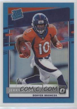 2020 Panini Donruss Optic - [Base] - Aqua Prizm #157 - Rated Rookies - Jerry Jeudy /299