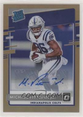 2020 Panini Donruss Optic - [Base] - Bronze Prizm Autographs #172 - Rated Rookies - Michael Pittman Jr.