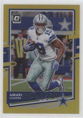 2020 Panini Donruss Optic - [Base] - Gold Prizm #31 - Amari Cooper /10