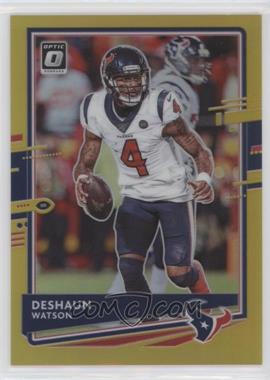 2020 Panini Donruss Optic - [Base] - Gold Prizm #42 - Deshaun Watson /10