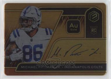 2020 Panini Elements - [Base] - Gold #140 - RPS Rookie Steel Signatures - Michael Pittman Jr. /79