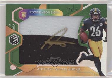 2020 Panini Elements - Rookie Neon Material Signs - Prime #RNS-AM - Anthony McFarland Jr. /15