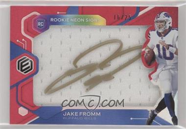 2020 Panini Elements - Rookie Neon Material Signs #RNS-JF - Jake Fromm /25
