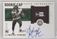 Rookie Cap Patch Autographs - La'Mical Perine #/10