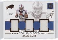 Zack Moss #/75